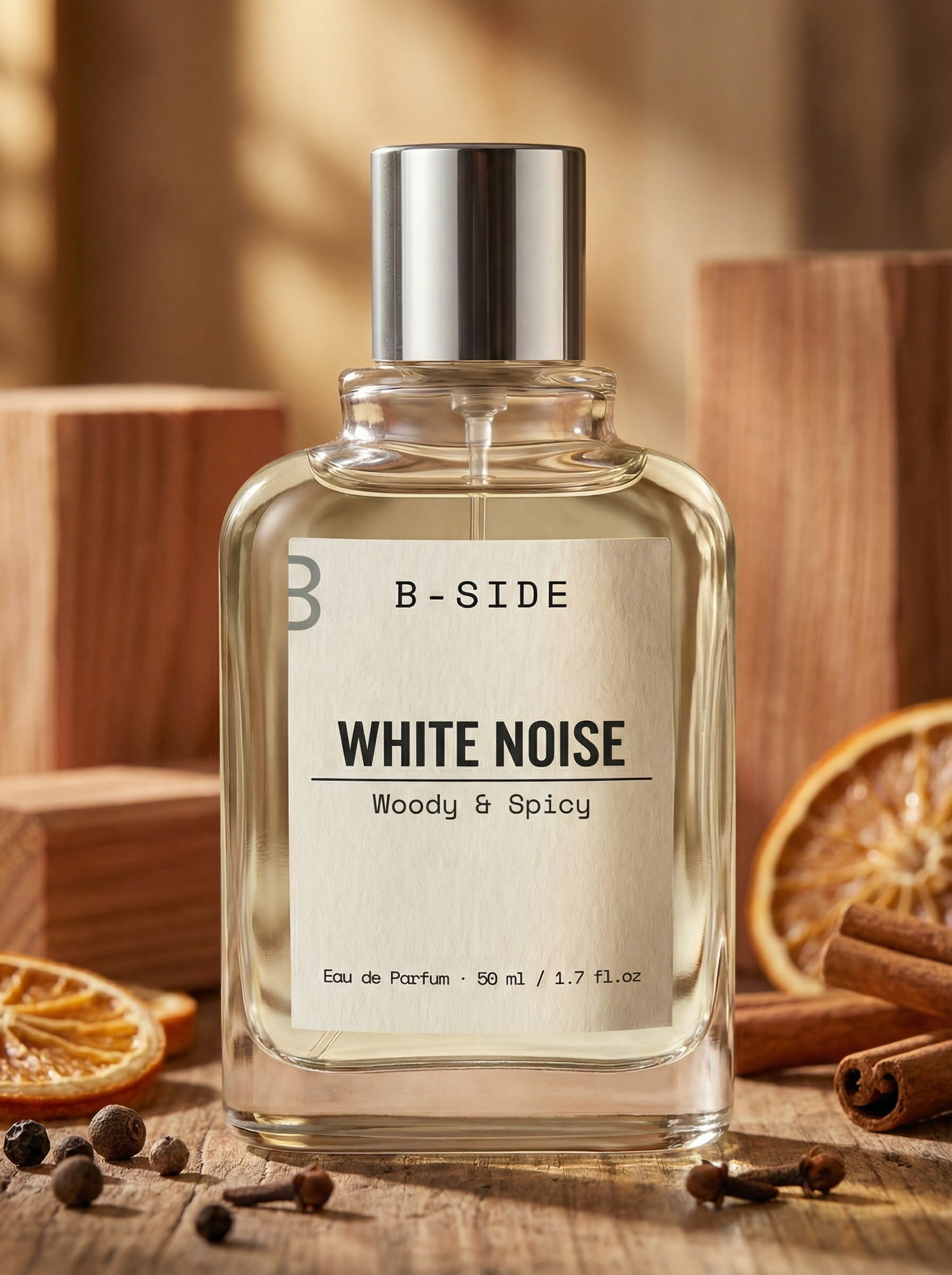 White Noise Perfume Bottle